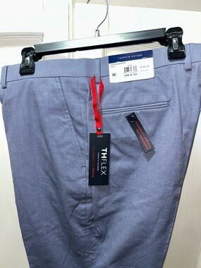 Tommy Hilfiger Blue Dress Pants - Hall TH Flex